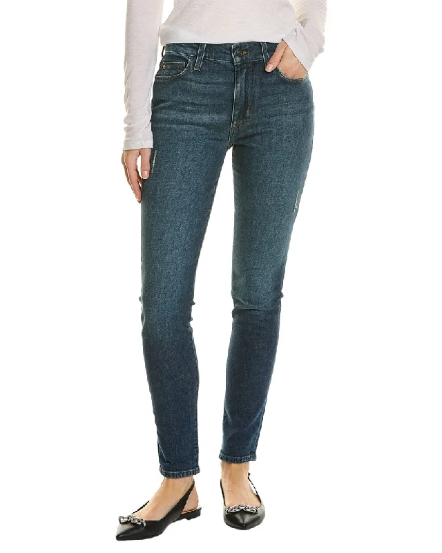 Boho-inspired tight trousers for women with earthy tones and relaxed fit -HUDSON Jeans Blair Sorceress High-Rise Skinny Jean