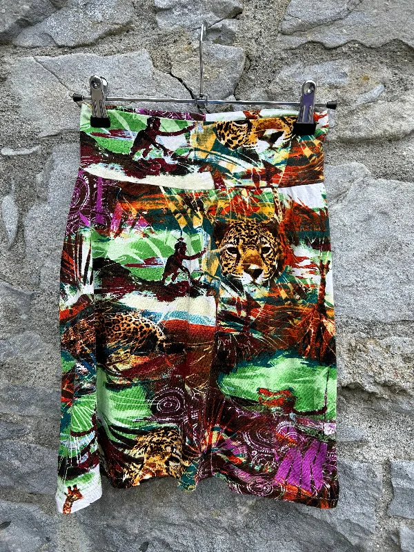 Low-waisted Dresses for Relaxed -Colourful Jungle skirt  12y (152cm)