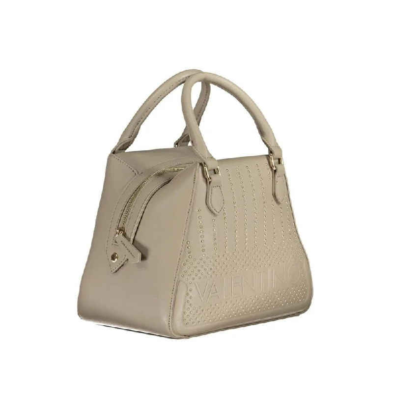 Handle bags with sturdy canvas for longevity -Valentino Bags Beige Polyethylene Women's Handbag