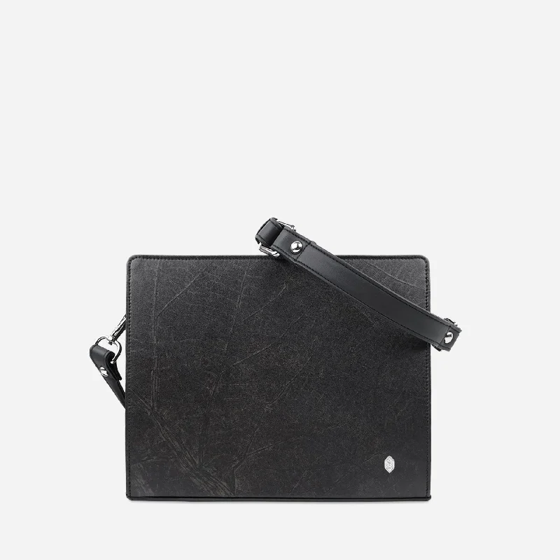 Handle bags with sleek hardware for sophistication -Ingrid Vegan Shoulder Bag