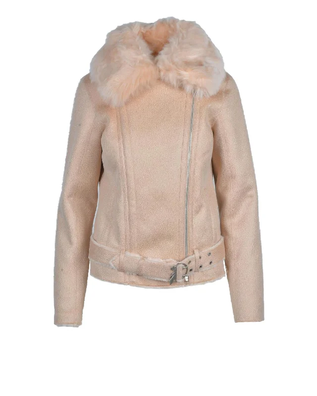 Patrizia Pepe Pink Polyester Jacket