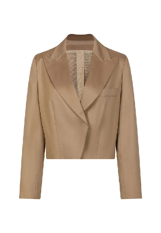 Blazers for colder climates layer well -Andy Cropped Stretch Blazer