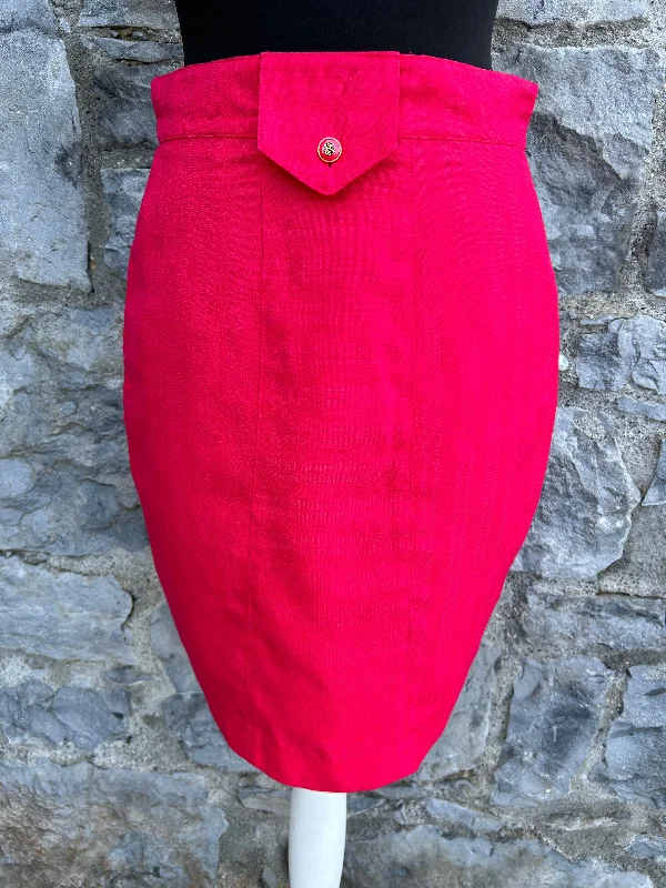 Formal Dresses for Occasions -80s red skirt uk 10