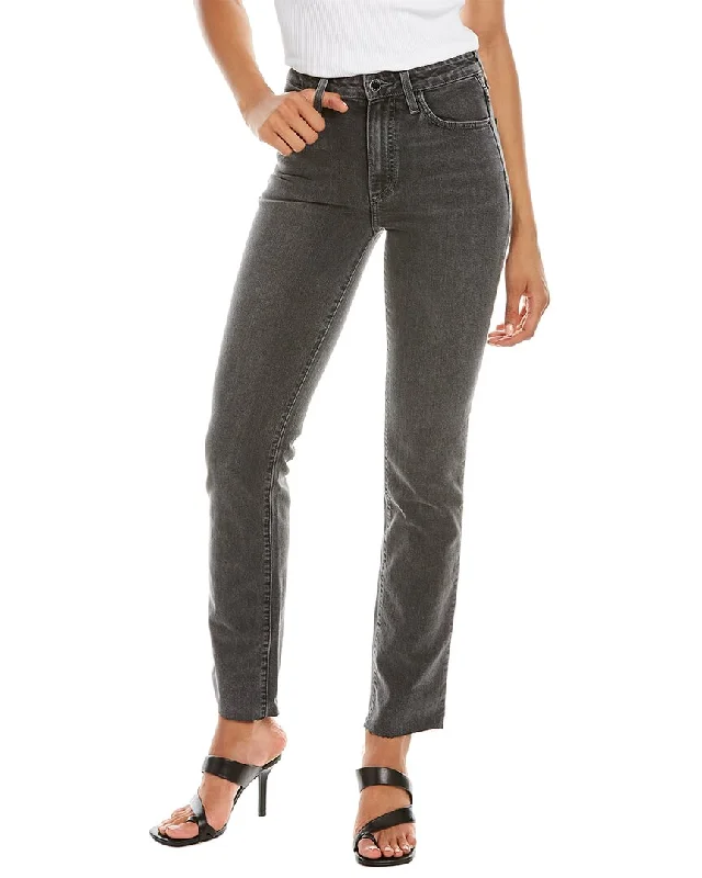 Casual tight trousers for women with comfy waistband and minimalistic style -Le Jean Lara Moonlight Wash High-Rise Slim Jean