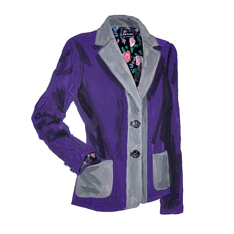 Blazers for outdoor events stay practical -Royal Statement Blazer