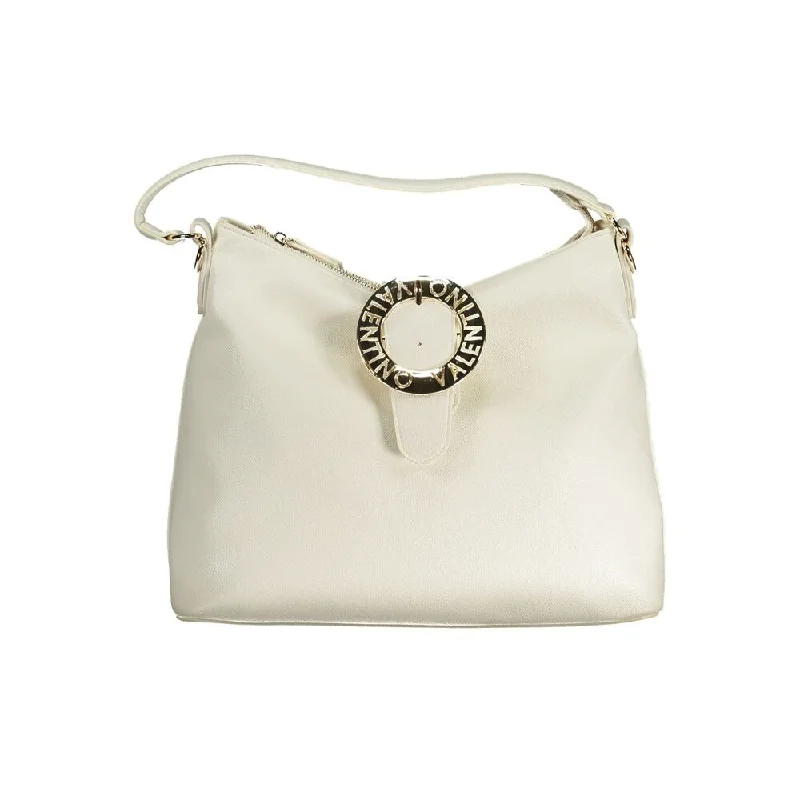 Handle bags with animal prints for flair -Valentino Bags White Polyethylene Women's Handbag