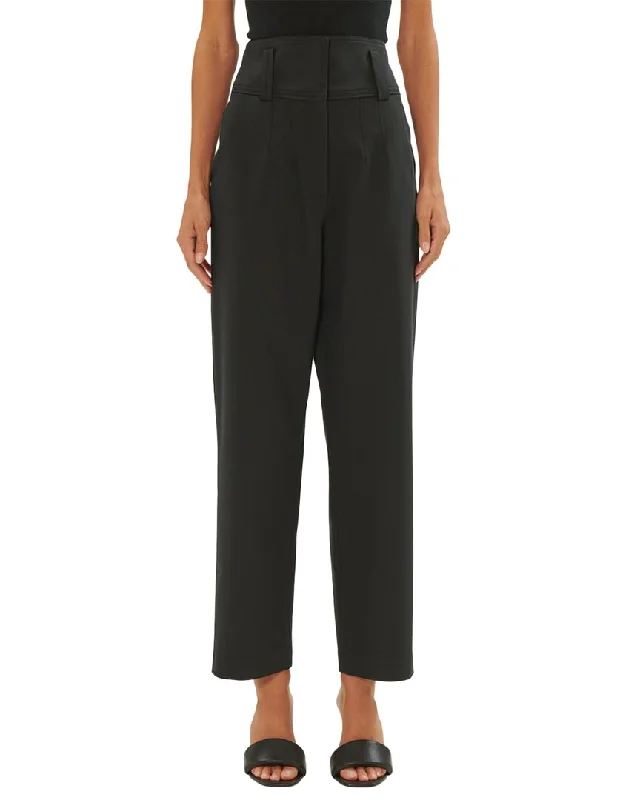 Black tight trousers for women with sleek design and versatile styling options -IRO   Straight Pant