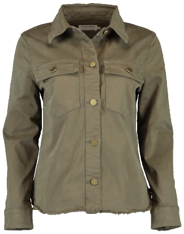 Raw Shirt Jacket