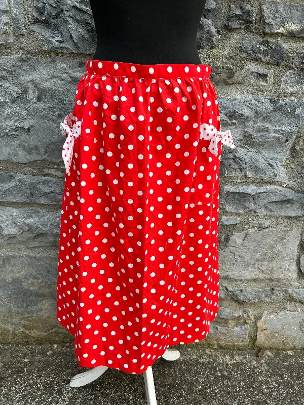 Black Dresses for Versatile -90 red polka dots skirt uk 10-12