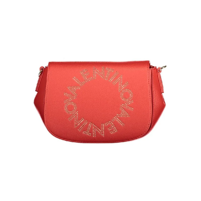 Handle bags with vintage vibes for nostalgia -Valentino Bags Red Polyethylene Women's Handbag