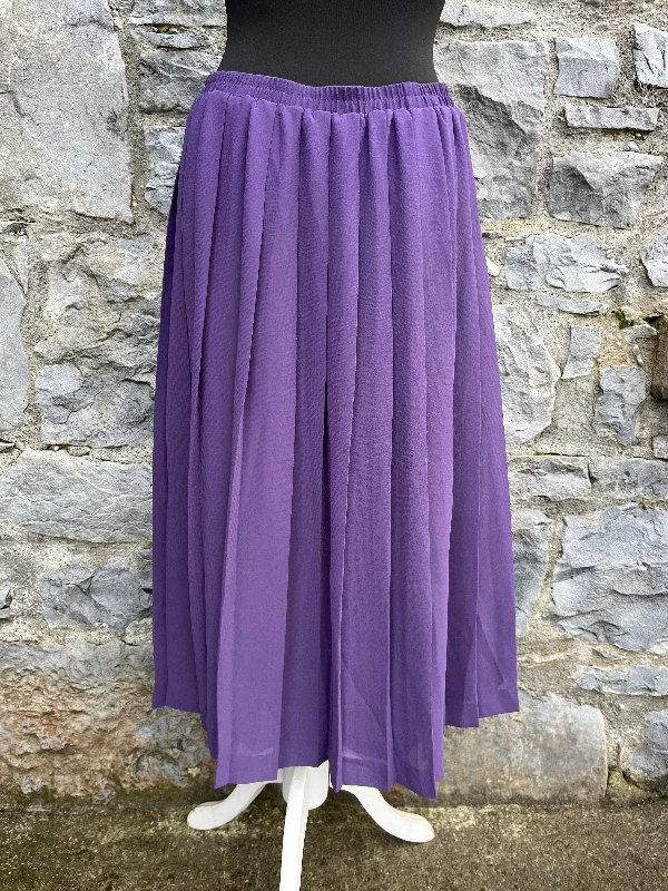 Studded Dresses for Statement -90s purple pleated skirt uk 12-14