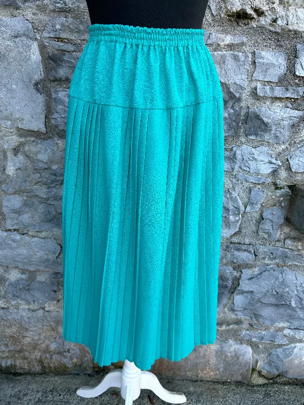 Cocktail Dresses for Party Time -90s green pleated skirt uk 6-10