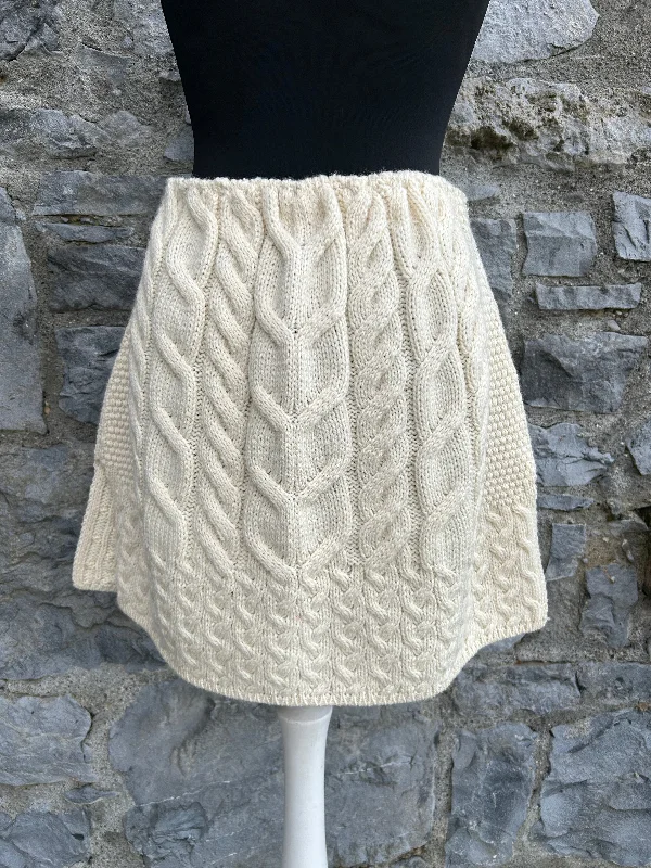 Sheath Dresses for Sophisticated -Aran style cream skirt uk 10-12